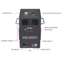 Machine à étincelles froides de haute qualité 750W pour événements intérieurs et extérieurs, machine à fontaine de feux d'artifice DMX télécommandée pour mariage et fête