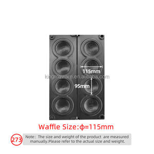 <span class=keywords><strong>Prix</strong></span> d'usine 4 trancheuses UFO Burger Machine UFO Gaufres Hamburger Presse Machine - Product Image 4