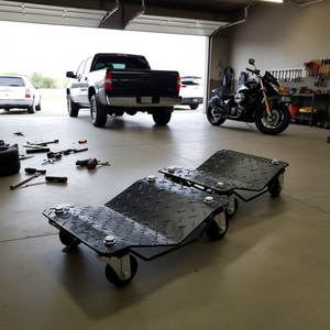 Ensemble de 2 chariots à roues robustes pour déplacer voitures, camions, remorques, motos, bateaux - Product Image 2