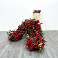 Fleurs artificielles pour table, directement de l'usine, avec design floral personnalisé pour mariage, fournisseur