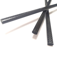 Tige en fibre de carbone recyclée innovante 3K à tissage uni, 1 m de long, 10 mm de diamètre, pour drones RC et projets DIY