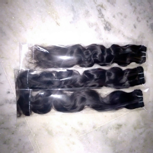 ผมต่อจากผมมนุษย์บริสุทธิ์100% เรมี่อินเดีย8A ธรรมชาติ - Product Image 1