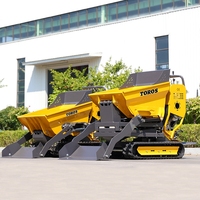 Mini-dumper sur chenilles diesel à chargement automatique, 500 kg, avec moteur EPA, type mobile, vente directe usine