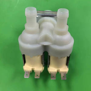 Vanne solénoïde d'entrée d'eau en nylon à commande électrique verticale à deux voies de style européen pour lave-linge - Product Image 3