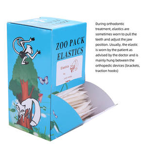 Consommables dentaires, 5000 pièces/boîte, Pack de Zoo <span class=keywords><strong>orthodontique</strong></span>, élastiques en caoutchouc, bretelles en Latex à haute élasticité, <span class=keywords><strong>Force</strong></span> 3.5 / 5.0 / 6.5 - Product Image 1
