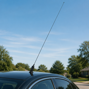 Heavy Duty High Gain Long Range PO-150 VHF 144MHz 6.5dBi 300W 127cm 5/8 Wave Mobile Whip Vertical M-Type Car Truck Ham <strong>Radio</strong> - Product Image 6