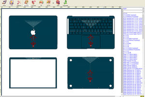 携帯紙ビニールステッカー携帯電話デカールラップグラフプロッタ - Product Image 2
