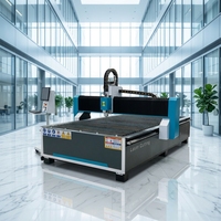 Mesin Pemotong Laser Fiber CNC Harga Spesial untuk Pemotongan Plat Logam dan Baja Tahan Karat Otomatis Kecepatan Tinggi