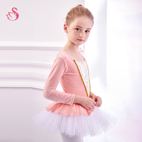Automne hiver jupe de ballet en velours doré pour femmes et enfants pratique de la danse chinoise vêtements de performance pour les examens de notes