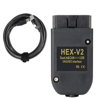Lector de Códigos OBD HEX V2 VCDS 5053 para Audi V22.10 V23.3 AT162+FT232 Eléctrico 6V Diagnóstico de Windows Compatible Universalmente