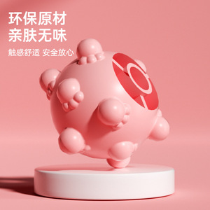 Masseur dorsal portable à rouleaux avec boule de pétrissage pour le cou, les épaules, le yoga, la remise en forme et le massage corporel - Product Image 2