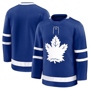 Vente en gros de maillots de hockey sur glace de l'équipe du Canada personnalisés unisexes, style uniforme OEM, avec broderie, technique de sublimation - Product Image 5