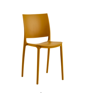 Chaises de café en plastique empilables, durables, imperméables, écologiques, modernes et luxueuses pour cafés, restaurants, ateliers, salles à manger familiales - Product Image 6