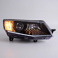 Conjunto de Faros Delanteros para Skoda Octavia 2015-2017, Actualizados con LED, DRL, Lente de Proyector
