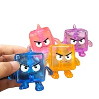 Cubes de Maltose Petits Monstres à Pétrir, Balles Anti-Stress en Caoutchouc Souple TPR, Jouets de Décompression et de Ventilation Très Vendus