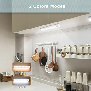 Under Cabinet <b>Lights</b>,Closet <b>Lights</b> <b>Motion</b> <b>Sensored</b> Rechargeable Battery Operated Cupboard <b>Light</b> for Hallway, Closet, Kitchen - Product Image 2