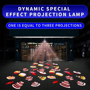 مصباح نجمي فقاعي يوفان مع قاعدة سوداء للاستخدام الداخلي والخارجي، جهاز عرض ديناميكي بتأثيرات خاصة للشعار على الجدران والحدائق والمنازل - Product Image 4