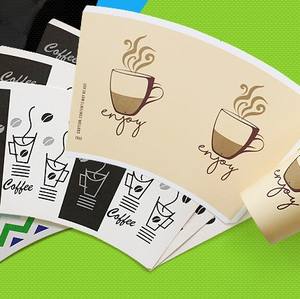 Vasos de Papel para Café para Llevar, Directo de Fábrica, Materiales Desechables, Impresión Personalizada, Papel para Vasos - Product Image 1