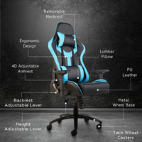 Chaise de jeu personnalisée de haute qualité accoudoir 4D chaise de jeu ergonomique chaises de jeu d'ordinateur de course