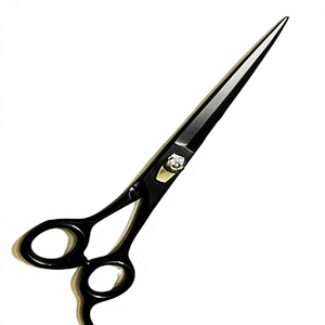 ASAP Curved <b>Blade</b> Right-Handed Dog Cat Grooming Scissors Set Stainless Steel Long Handle Hair Cutting Tools for Small Pets - Product Image 1