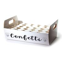 Lot de cônes à confettis en papier kraft brun, écologiques, pour mariages, anniversaires, fêtes, décorations, accessoires, plateau, support, boîte