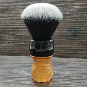 Dishi 26mm sentetik saç düğüm ve temizle reçine kolu tıraş fırçası - Product Image 3