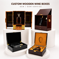 Boîte en bois rectangulaire de luxe personnalisée de la marque TZ, fabriquée à la main, finition mate, doublée de mousse intérieure de qualité supérieure, pour bouteilles de whisky, XO, brandy, liqueurs