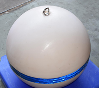 Bouée d'amarrage Polyform PE, mousse EPS remplie de tiges en acier inoxydable, boules de signalisation pour les zones de pêche, accessoires de bateau de qualité supérieure