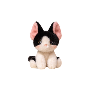 Peluches de chat blanc et gris pour le bureau, poupées de chatons apaisantes pour la papeterie et les articles de boutique lifestyle - Product Image 6