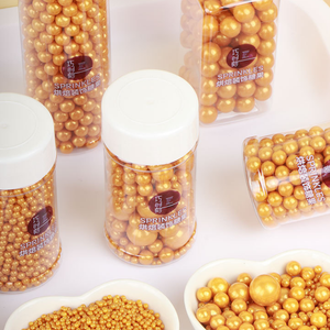 Premium <strong>Gold</strong> Sugar Sprinkles Multiple Sizes Brownie <strong>Cake</strong> Decorating Candy Pearls Professional Donuts Cookie Cupcake <strong>Toppings</strong> - Product Image 6