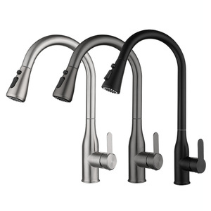 Robinet de cuisine en acier inoxydable 304 brossé, extractible avec tuyau et instructions pour l'installation sous évier - Product Image 3