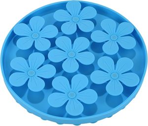 Silicone Slow <b>Feeder</b> Dog Bowl Eco-Friendly Waterproof Anti-Choking Food Plate for Puppies and <b>Cats</b> 20cm Diameter - Product Image 4