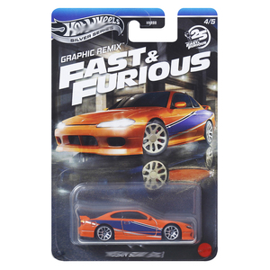 Hot Wheels <span class=keywords><strong>SILVER</strong></span>-LABEL PREMIUM HNR88-L, Coche de Juguete de Aleación a Escala 1/64, Caja Sellada de Fábrica - Producto Original - Venta al por Mayor en Cajas Completas - Product Image 5