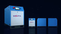 Compresseur d'air à vis Atlas professionnel 11KW VSD 8.5bar, personnalisation haut de gamme