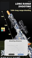 CZ M416 Blaster Électrique à Billes de Gel 70CM Double Mode Auto Portée de 14 Mètres Rechargeable Automatique pour Jeu de Tir;M416 Blaster à Gel