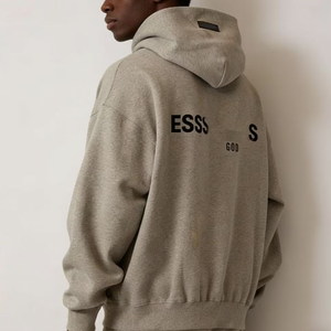 Fear of God 男士定制徽标两件套服装长袖连帽衫短裤运动套装 2025 时尚男女通用运动服 GOD - Product Image 1