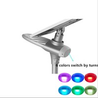 Lampe solaire de rue à LED à haut rendement lumineux avec DALI, batterie LiFePO4 facile à installer, indice de protection IP65