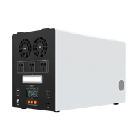 Générateur solaire portable 3000W pour l'extérieur, station d'alimentation tout-en-un, 24V/48V, UPS, générateur d'alimentation de secours