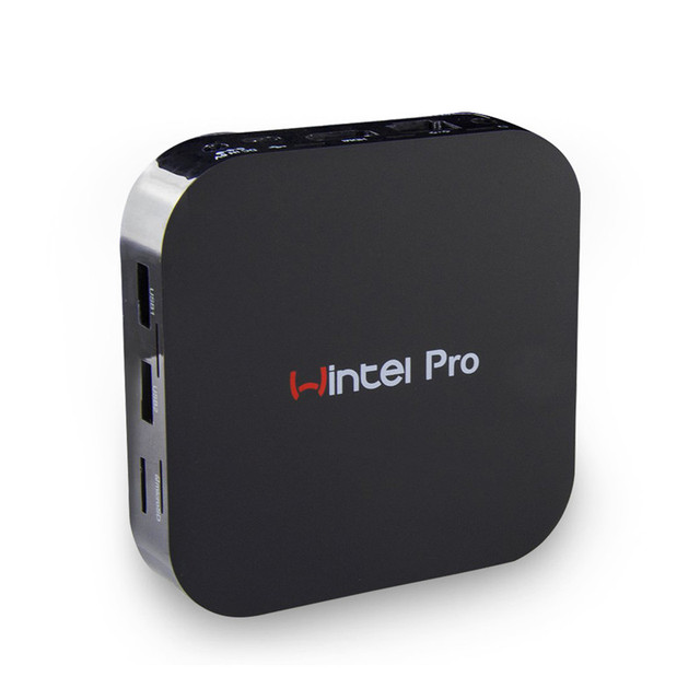 Portable W8 Pro MINI PC 2GB/32GB USB 3.0 WIFI BT4.0 RJ45 100M Fanless Mini Desktop PC with Quad Core 4K Resolution
