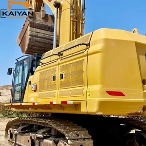 Excavadora de cadenas grande original CAT 374F de 74 toneladas usada, con cucharón estándar para minería, canteras, movimiento de tierras pesadas y equipo pesado. - Product Image 3