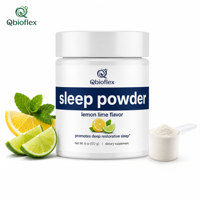 Complément alimentaire pour le sommeil Qbioflex OEM/ODM à la mélatonine, poudre puissante pour le sommeil, saveur citron-lime, aide à la récupération du sommeil