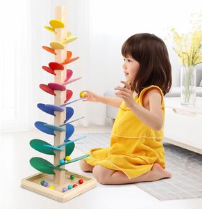 Wooden <strong>Marble</strong> Run Update Wooden Music <strong>Tree</strong> for Kids 3+ Years Old,Ball Drop Toy Montessori Toys for 3+ Birthday Gifts - Product Image 4