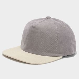 Wholesale Custom Fashion Outdoor Trucker Hat High Quality Embroidery <b>Baseball</b> <b>Caps</b> 5-Panel Corduroy Cycling Travel - Product Image 2