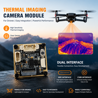 Module de caméra thermique 12um MIPI CVBS avec intégration de port USB pour drone, robotique et sécurité