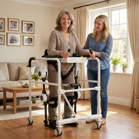 Exosquelette robotique médical pour membres inférieurs, aide à la marche pour la rééducation post-AVC, entraîneur de marche intelligent pour le soutien de l'hémiplégie et de la paraplégie