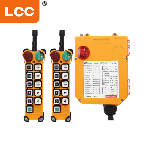 Wireless Industrial F24-10D Radio Remote Control Crane Remote Control for Concrete Pump
