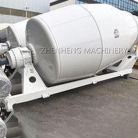 Bétonnière autochargeante de 3 m³ |   Bétonnière à décharge hydraulique pour chantier de construction |   Mélangeur à tambour de 3000 L