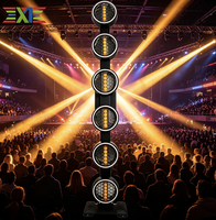 Projecteurs PAR DJ RGBW portables, lumières LED de scène disco avec contrôle DMX512 et effets activés par le son pour les spectacles en direct et les bars