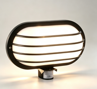 Lampe murale extérieure PDLUX PD-PIR2030-B, nouveau style, LED, détecteur de mouvement PIR sans fil, lumière nocturne