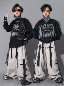 <span class=keywords><strong>Disfraz</strong></span> de Hip-Hop para Niños, Chaleco de Hip-Hop, Traje de Hip-Hop para Niños, <span class=keywords><strong>Disfraz</strong></span> de Calle para Actuaciones, <span class=keywords><strong>Disfraz</strong></span> Moderno para Niños - Product Image 6